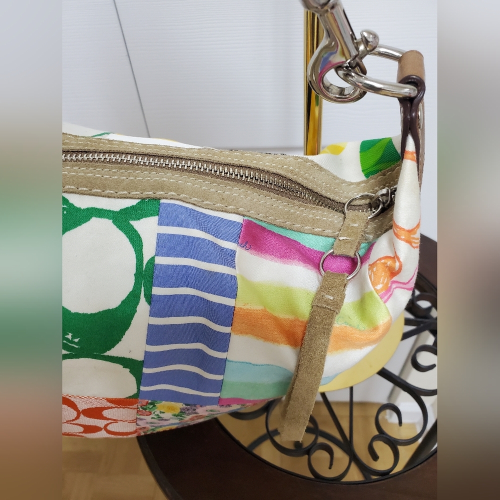 Coach Hamptoms Patchwork Hobo Bag - Picture 14 of 17